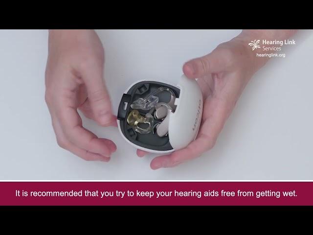 3. Daily routine - storing your hearing aids