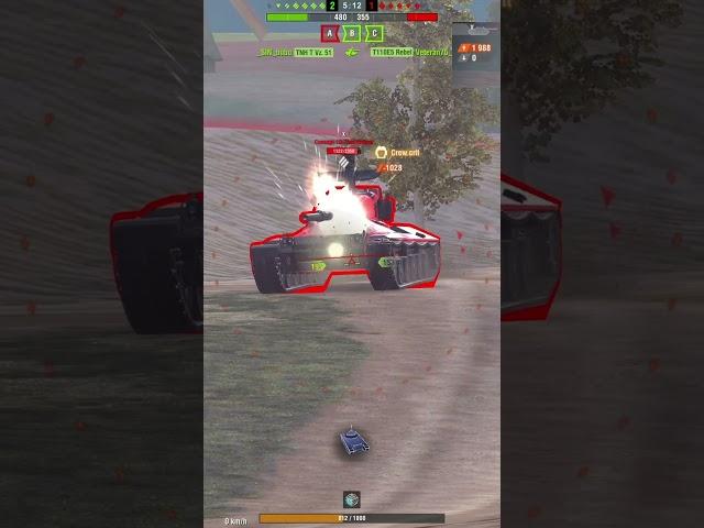 FV 215B 183 DEADLY shots , fails on World Of Tanks Blitz #shorts  #wotblitz #wargaming #вотблиц