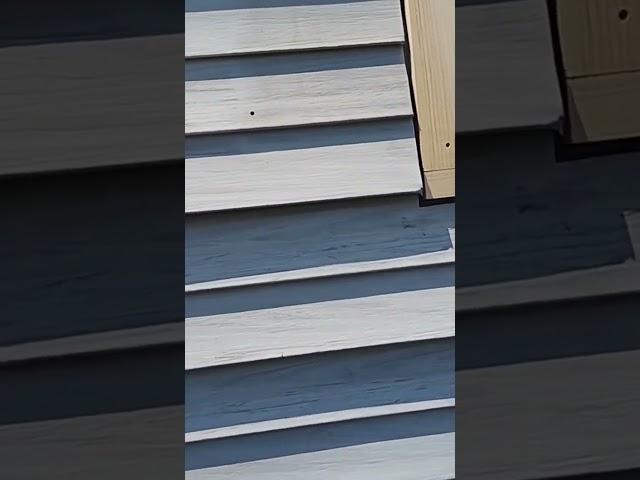 remove+reinstall existing vinyl siding accurately