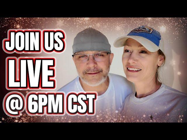 LIVE @ 6PM |COUPLE Builds dream home in the OZARKS |Off grid power |Homesteading