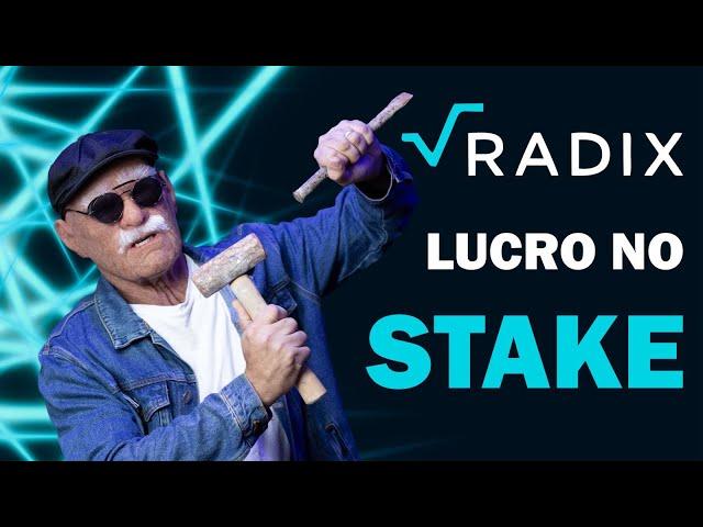 COMO FAZER STAKE DA CRIPTOMOEDA RADIX  (XRD ) NO CELULAR