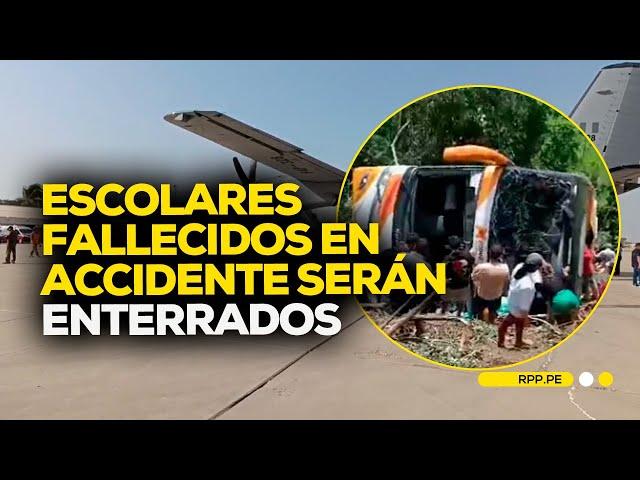 Piura: escolares fallecidos en accidente de bus serán enterrados  #ROTATIVARPP | DESPACHO