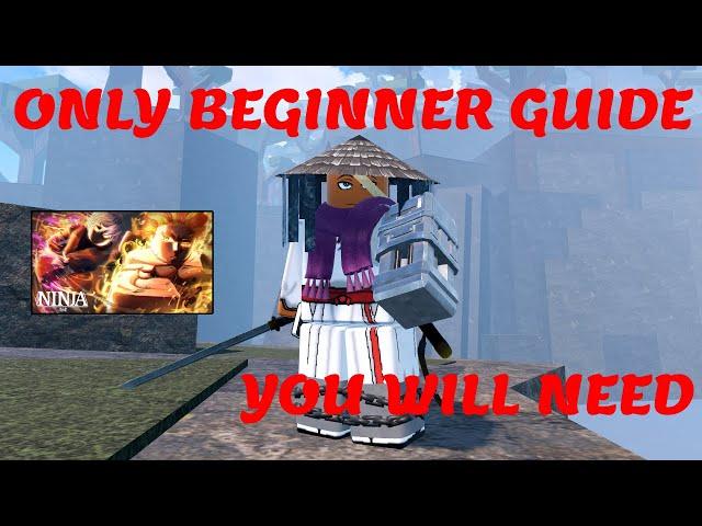 (ROBLOX)ONLY BEGINNER NINJA GUIDE YOU WILL NEED