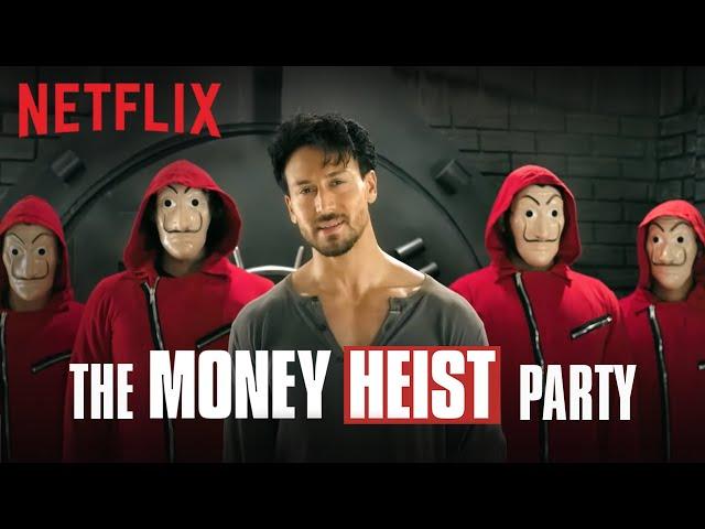 The Money Heist Party ft. Tiger Shroff | Pepsi x Netflix India