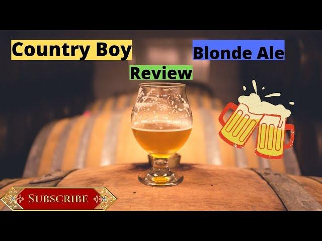 Country Boy Brewing Cougar Bait American Blonde Ale Review