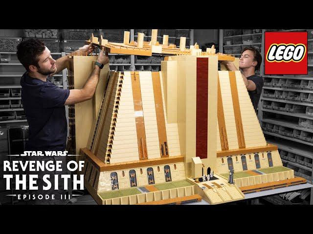 Building the Jedi Temple in 8 minutes! LEGO Star Wars MOC Timelapse