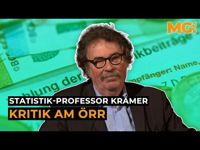 Statistik-Professor KRÄMER: Journalisten verstehen oft Statistiken nicht