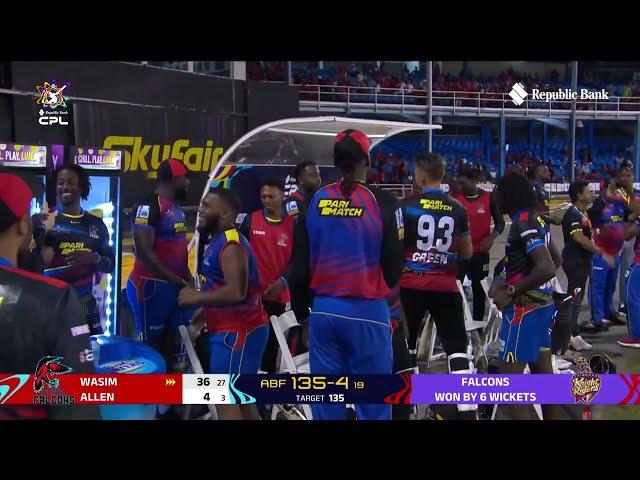 Antigua & Barbuda Falcons do the DOUBLE! | CPL 2024