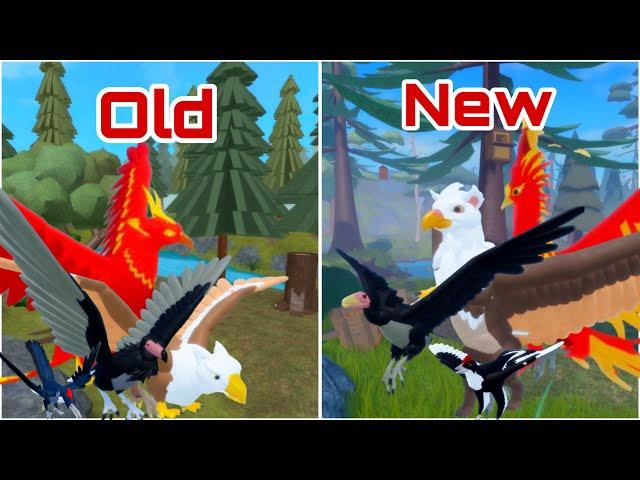 New Vs Old Models! (Roblox Feather Family)