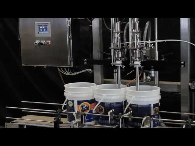 Pacific Packaging - Inline Filler with Magnetic Flow Meters, Home Care Products