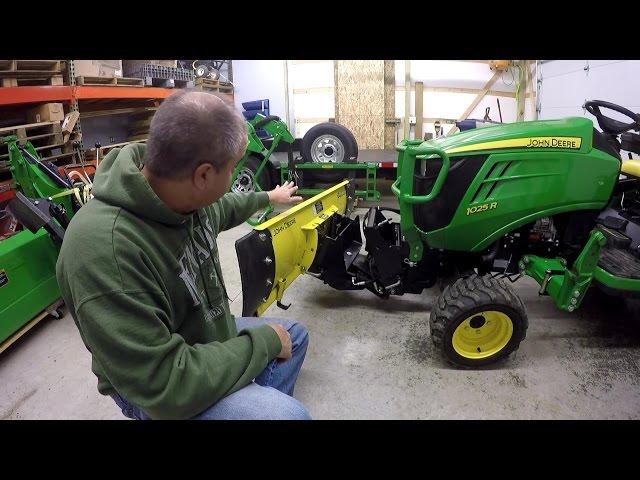 Deere 54 Quick Hitch Snow Blade Installation & Review