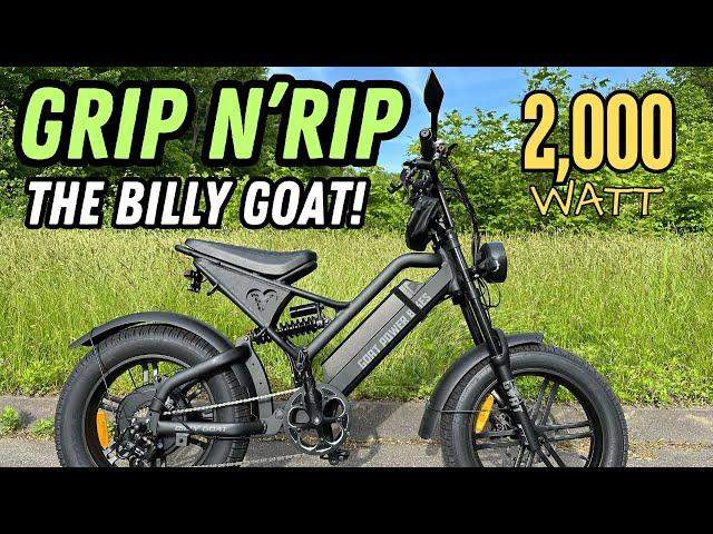 The Billy Goat is a 2000 Watt Grip N'Rip Ebike