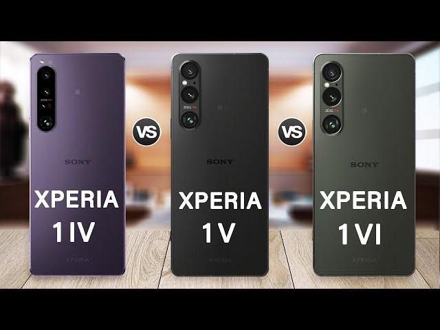 Sony Xperia 1 VI Vs. Sony Xperia 1 V Vs. Sony Xperia 1 IV Specs Review