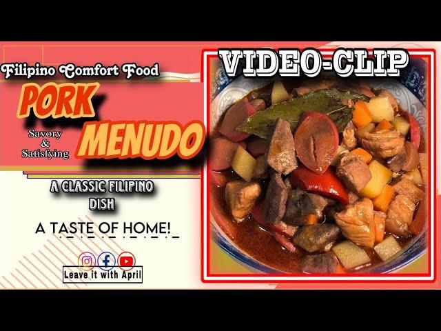 SAVOR THE FLAVORS: ULTIMATE PORK MENUDO | VIDEO-CLIP