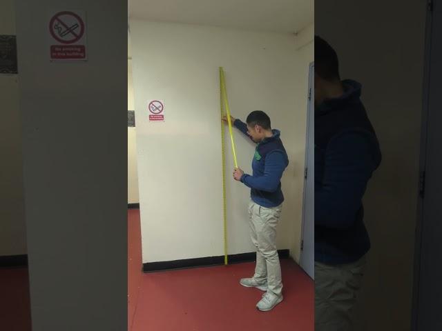 look like a natural on the worksite if you know how to measure ceiling heights with a tape measure!