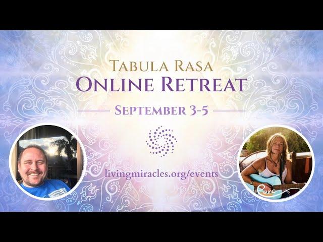 Online Music Concert from the “Tabula Rasa” online retreat with Erik Archbold and Ricki Comeaux