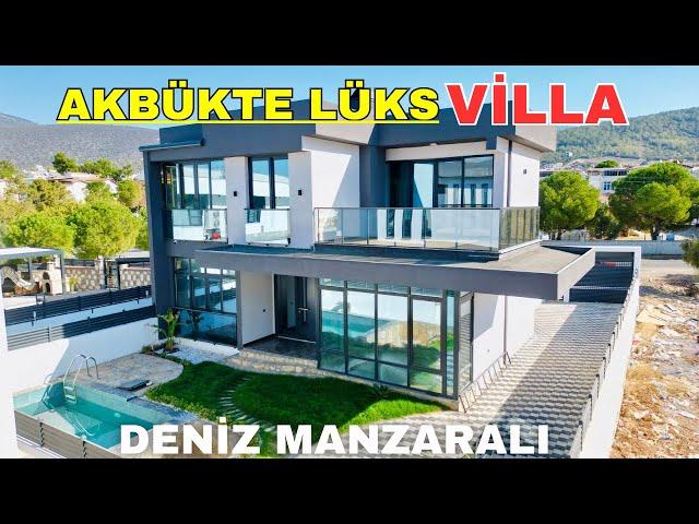 Didim Akbükte Denize Yakın Lüks Villa Şömineli Merkezi Konumda E-905