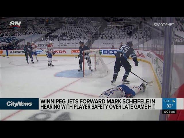 Winnipeg Jets Mark Scheifele to face discipline for game 1 hit