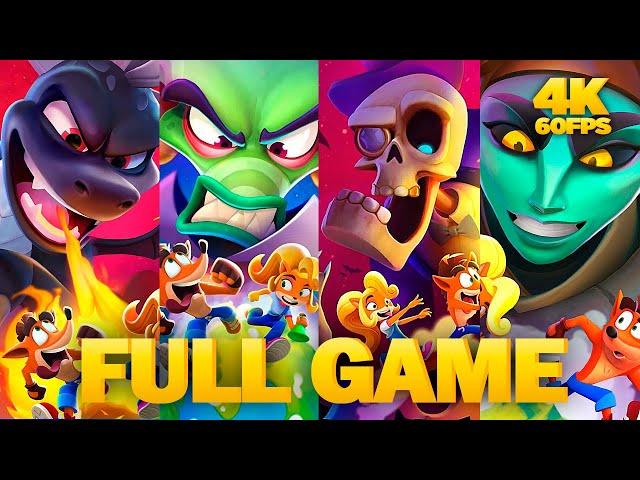 Crash Bandicoot: On the Run! - FULL GAME + DLC's Gameplay Walkthrough | 4K 60FPS