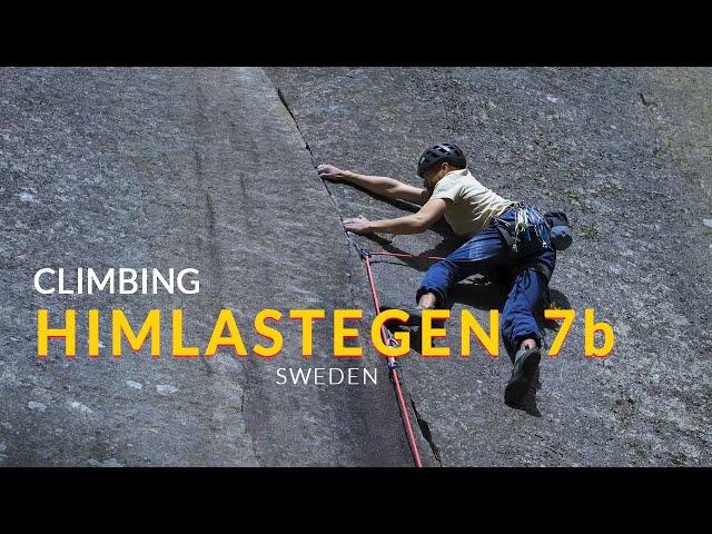 My hardest trad climbing project yet! Himlastegen 7b/5.12b in Simonsberget, Sweden