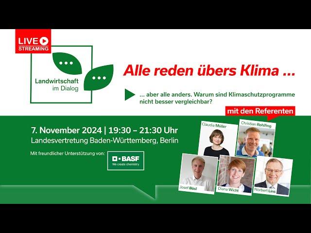 Landwirtschaft im Dialog: Alle reden übers Klima, aber alle anders.