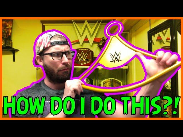 How to Assemble the Replica Belt Hanger from WWE Shop!