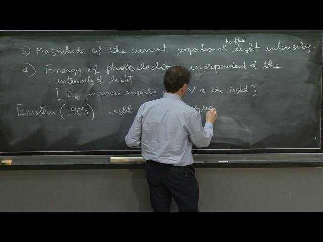 The photoelectric effect