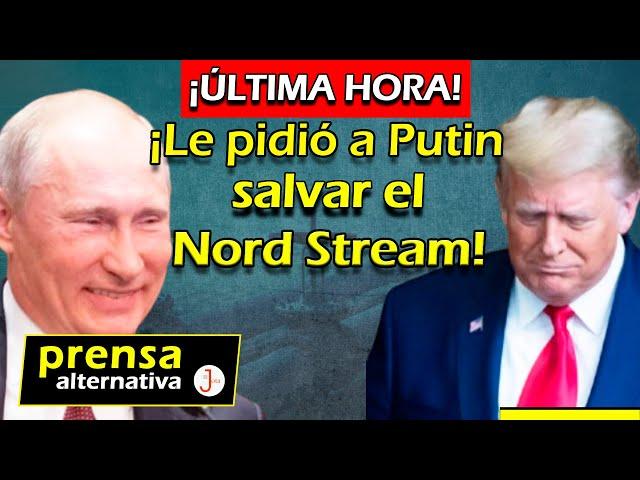 Trump quiere rescatar gasoducto ¿Rusia dará luz verde?