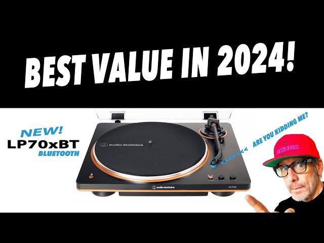 AUDIO-TECHNICA LP70xBT IS THE  BEST VALUE TURNTABLE THIS YEAR!!!