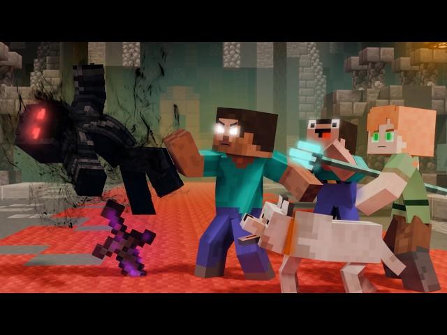 The Ultimate "HEROBRINE LIFE" Part 3 - Minecraft Animation