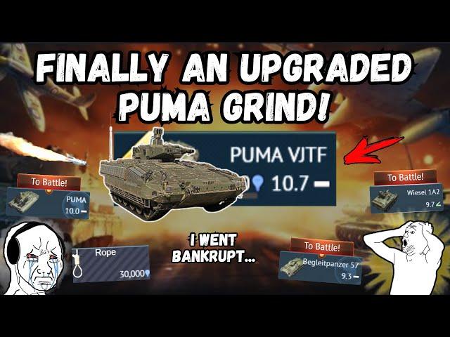 The ULTIMATE Grind for Top Tier FUN Tank!(Puma VJTF) | Moments I'd rather forget...