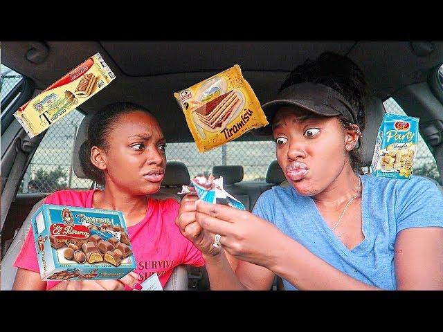 Trying International Snacks MUKBANG! | PETITE-SUE DIVINITII