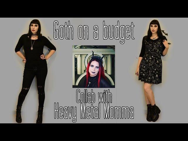 Goth on a budget styling challenge ft Heavy Metal Momma