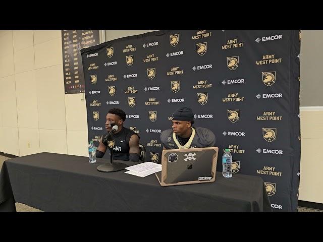 Army Safety Justin Weaver, OLB Chance Keith Media Comments Post 45-28 Win Over ECU..