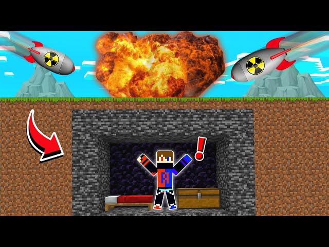 Nuclear Bomb Vs Bunker in Minecraft!