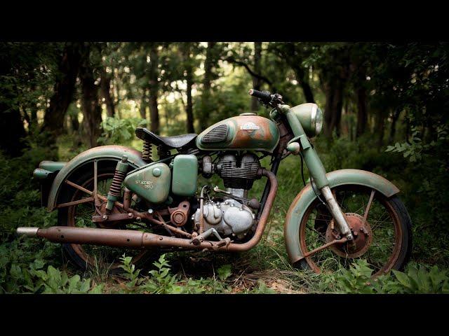 Old Bullet Full Restoration | Royal Enfield Old Bullet Restored And Modified