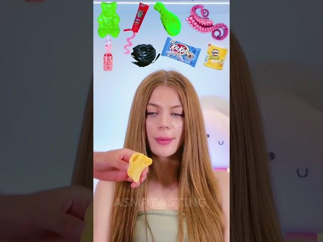 Random Chips ASMR mukbang  #purple #mukbang #asmrfood