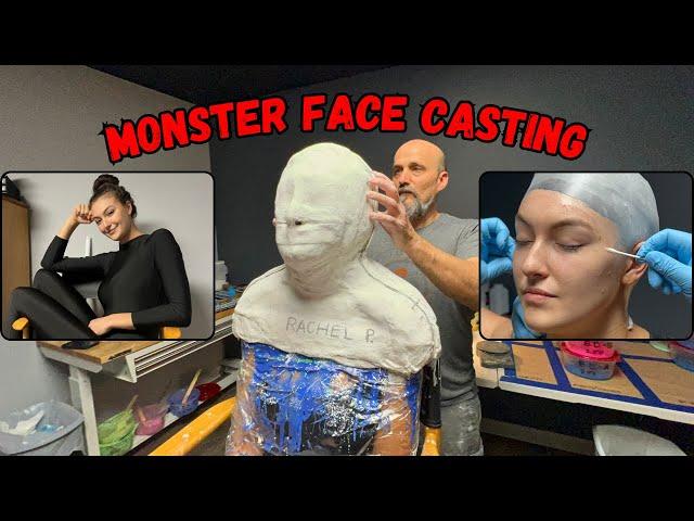 I DID A MONSTER FACE CASTING FOR MY NEW MOVIE!