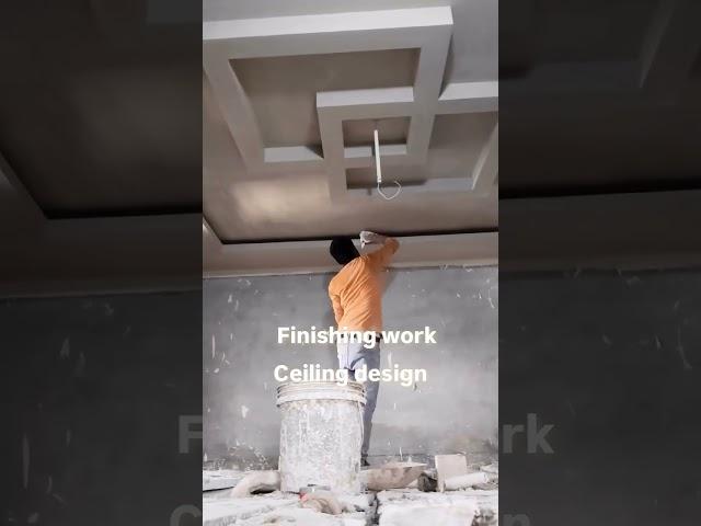 Make false ceiling design work #shorts#falseceiling#painting