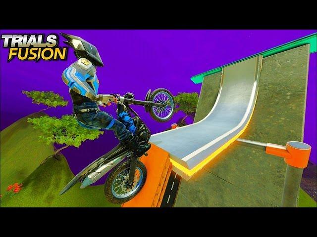 Trials Fusion - CUSTOM NINJA TRACKS (Ninja level 3-4) | w/ Dada9x9