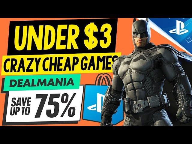 Tons of GREAT PSN Game Deals UNDER $3! PSN DEALMANIA Sale EXTREMELY CHEAP PS4/PS5 Games to Buy