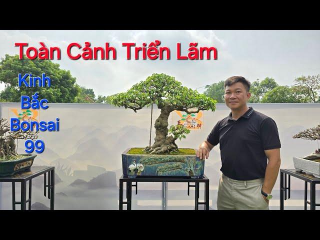 Anh TIẾN TẠO & anh chủ khu sinh thái Garden 99 , dẫn QUÝ VỊ ngắm TOÀN CẢNH TL Kinh Bắc Bonsai 99 .