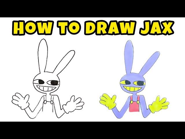 How to Draw Rabbit Jax from The Amazing Digital Circus – Watch and Create