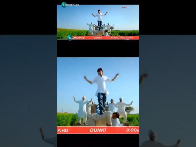Dunki 20 November Wednesday 8pm on Zee cinema HD