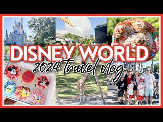 DISNEY WORLD 2024 TRAVEL VLOG - SPRING BREAK FAMILY OF 6!