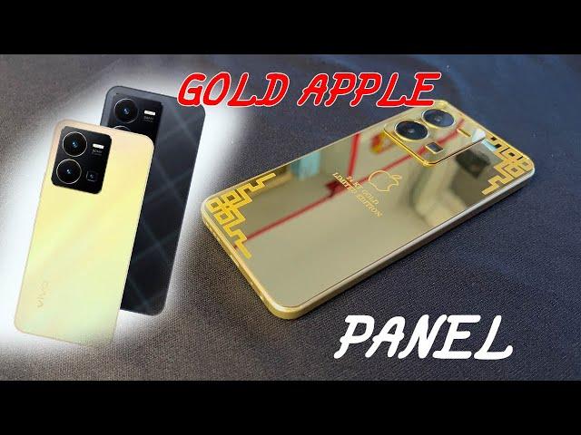 APPLE GOLD BACK PANEL FOR VIVO Y35