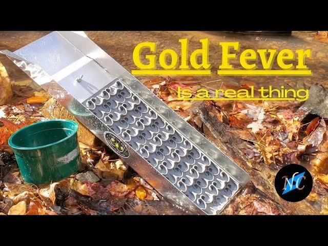 Gold Fever is real….Gold Prospecting North Carolina with Dream mat