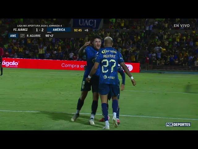  LA SENTENCIA DEL CAMPEÓN | FC Juárez 1-2 América | Jornada 4, Apertura 2024 | Liga MX