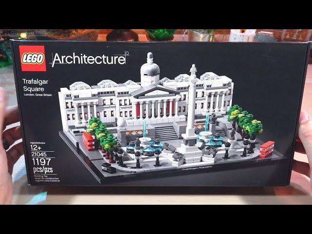 Pure build: LEGO Architecture Trafalgar Square 21045 in real time ASMR