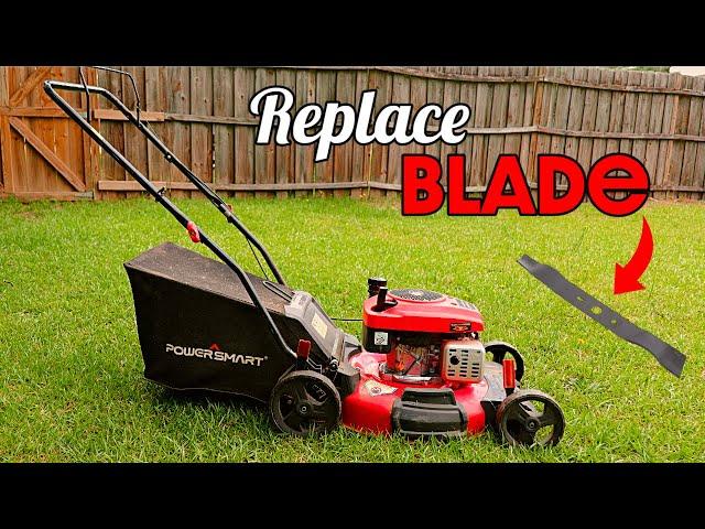 How To Replace  Lawnmower Blade Easy Simple Install